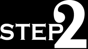 STEP2 logo white